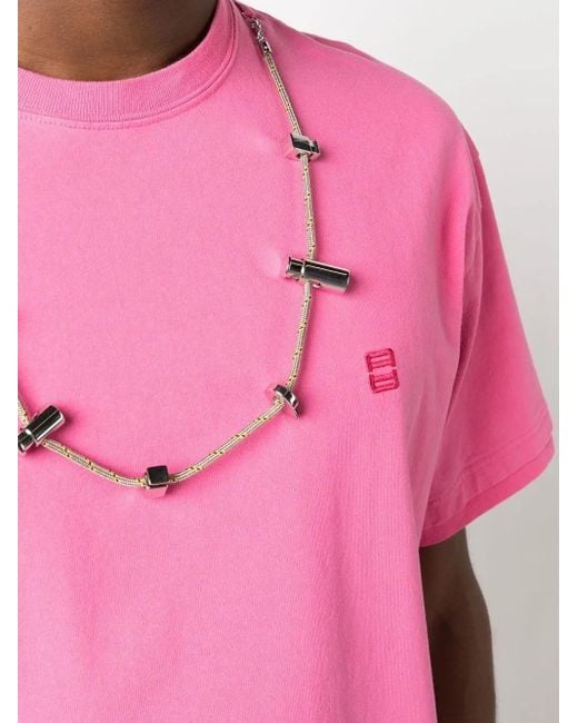 Ambush T-Shirt Met Detail in het Pink