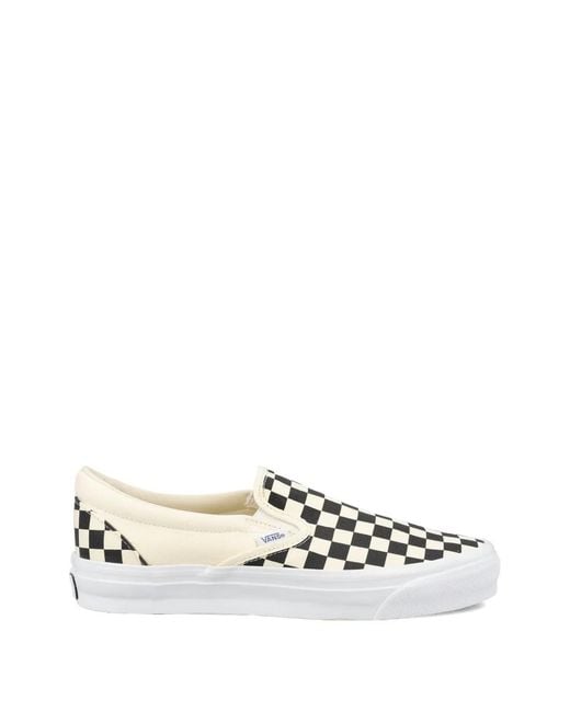 Vans White Sneakers Checkerboard