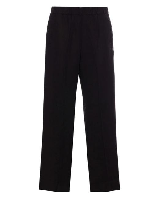 TRUE AVENUE Blue Elasticated-Waistband Trousers