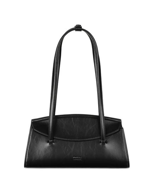Freja NYC Black Caroline Shoulder Bag