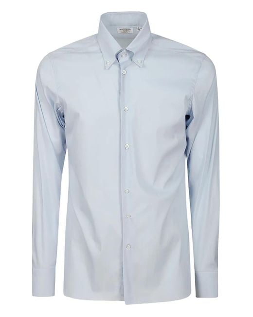 メンズ Borriello ロングスリーブ シャツ Blue