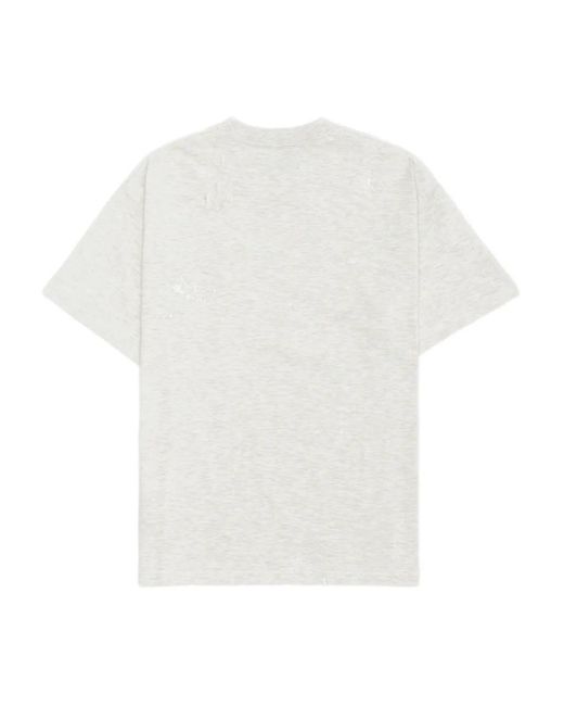 DOMREBEL White Atelier Printed T-Shirt for men