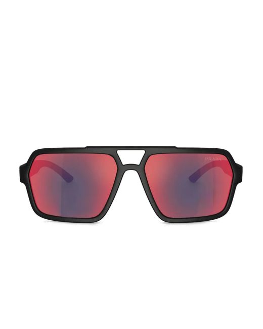 Prada Pink Linea Rossa Sunglasses for men