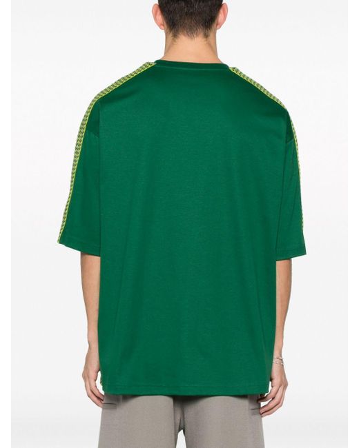 Camiseta con logo bordado Lanvin de hombre de color Green