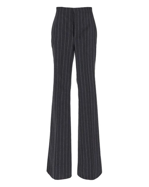 Tagliatore Pinstriped Trousers Blue