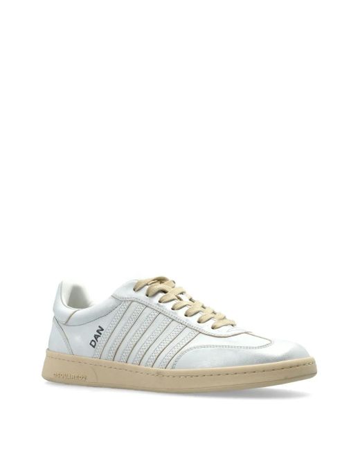 DSquared² White Boxer Sneakers for men