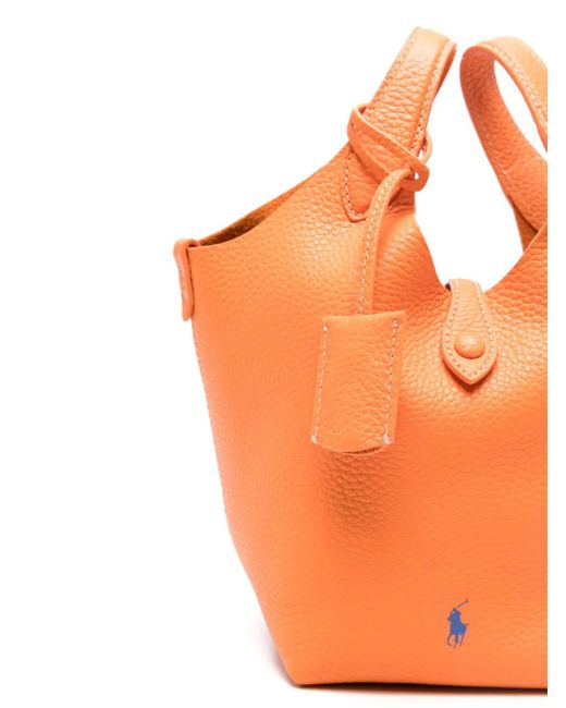 Polo Ralph Lauren Orange Small Polo Play Tote Bag