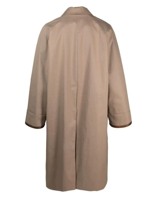 Fendi Natural Woven Trench Coat for men