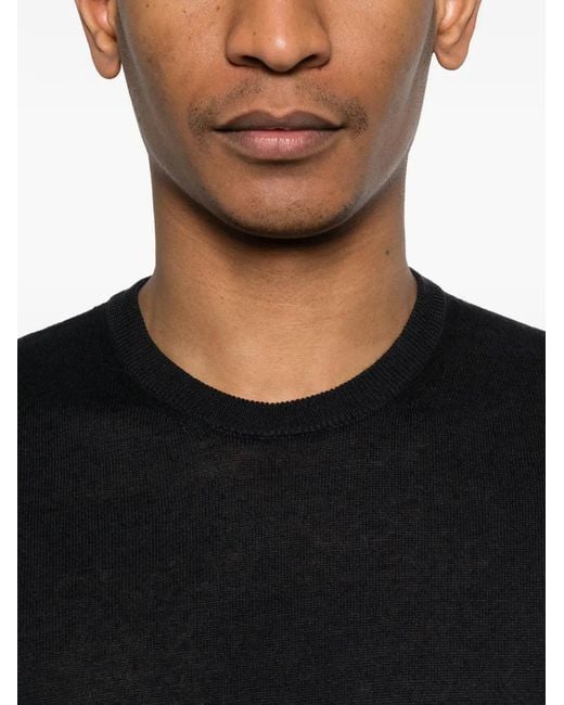 Drumohr Black Short-Sleeve T-Shirt for men