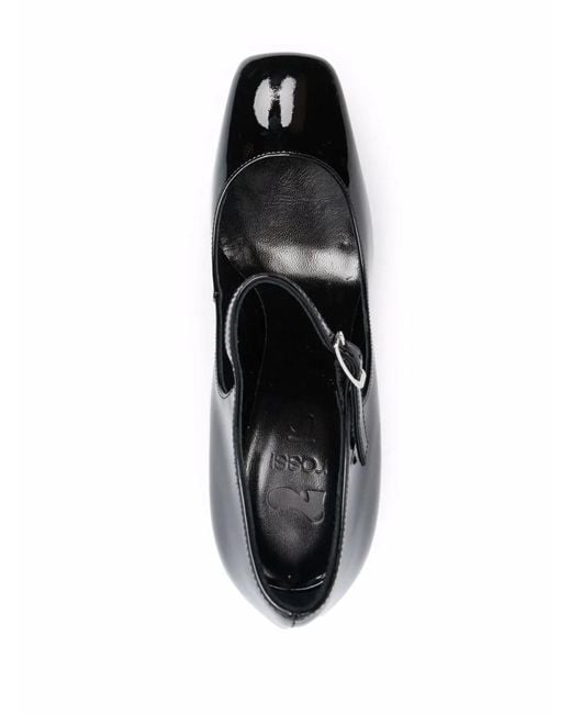 SI ROSSI Black Platform Pumps