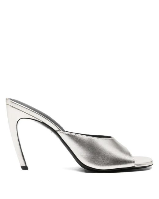 The Attico White Betta Sandals