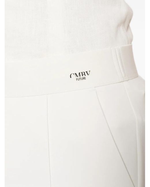 Cambio White Cameron Trousers