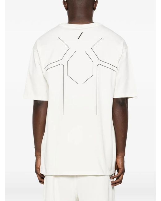 Thom Krom White Graphic-Print T-Shirt for men
