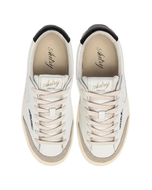 Autry White Windscape Low Leat/Sue for men