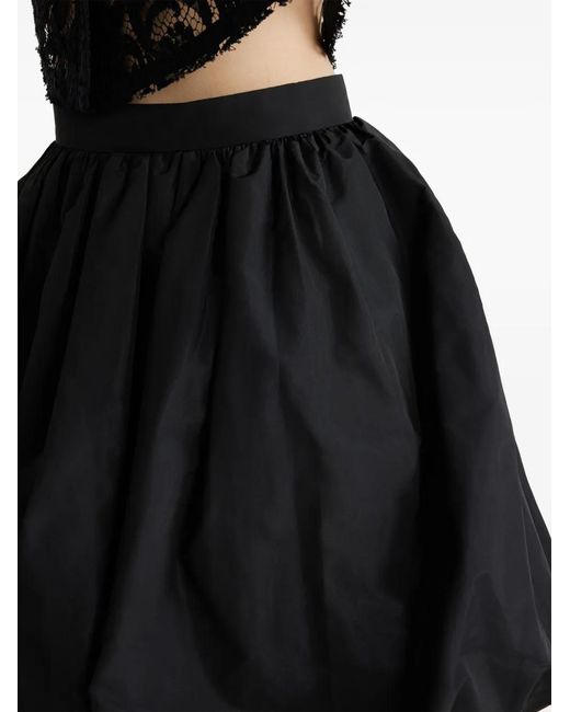 Patou Black Bubble Mini Skirt