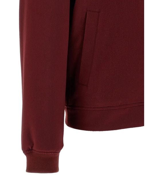 メンズ Brunello Cucinelli カシミア ボンバージャケット Red