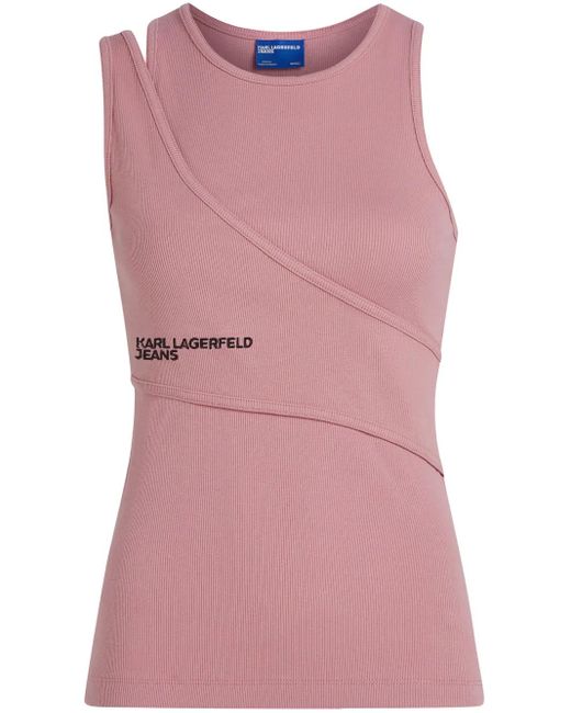 Karl Lagerfeld レイヤード トップ Pink