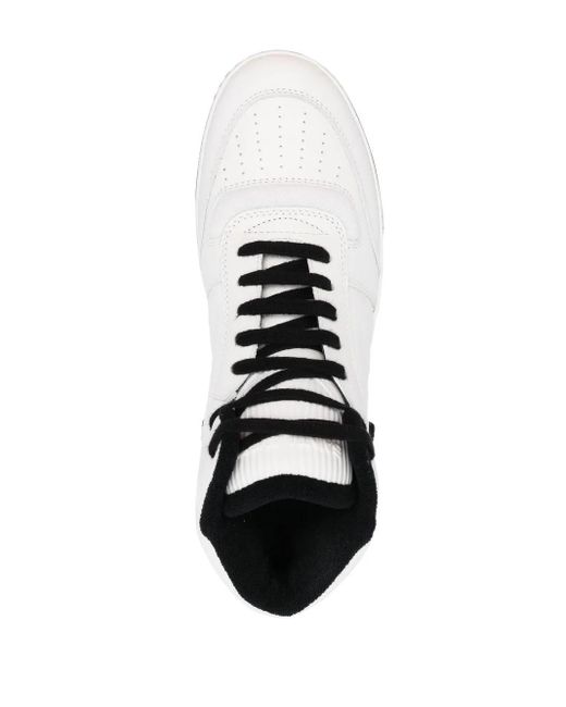 Saint Laurent Sl/80 High-Top Sneakers in het White voor heren