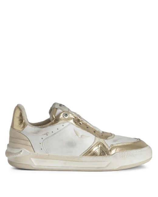 Zadig & Voltaire White Wings Sneakers