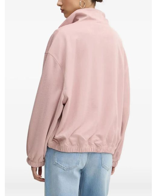 HUGO Blue Logo-Jacquard Sweatshirt