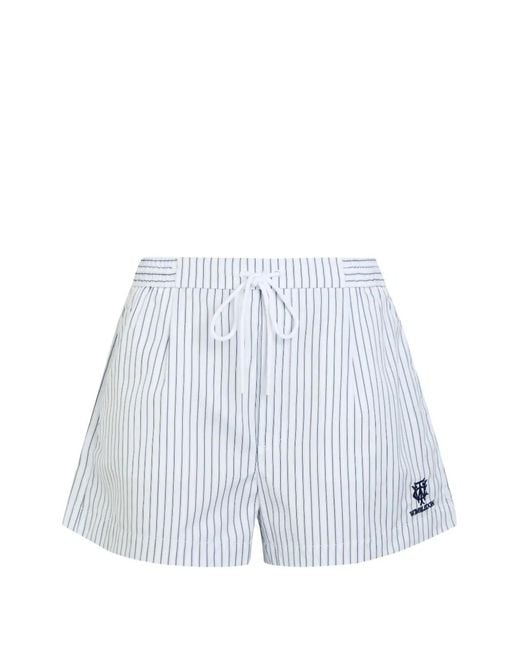Polo Ralph Lauren White 2026 Wimbledon Pinstripe Shorts