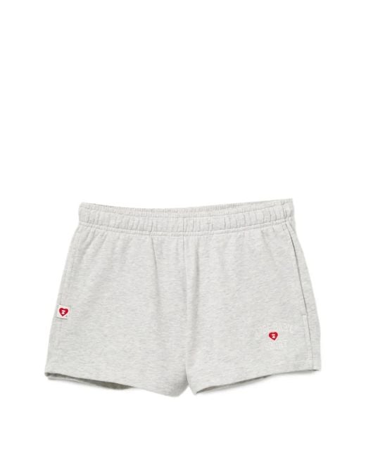 AAPE BY A BATHING AP White Logo-Embroidered Shorts