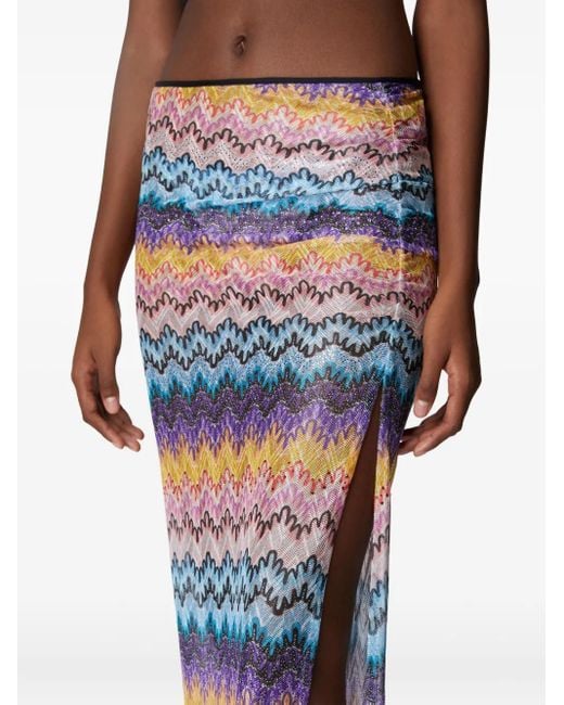 Missoni シアーマキシスカート Blue
