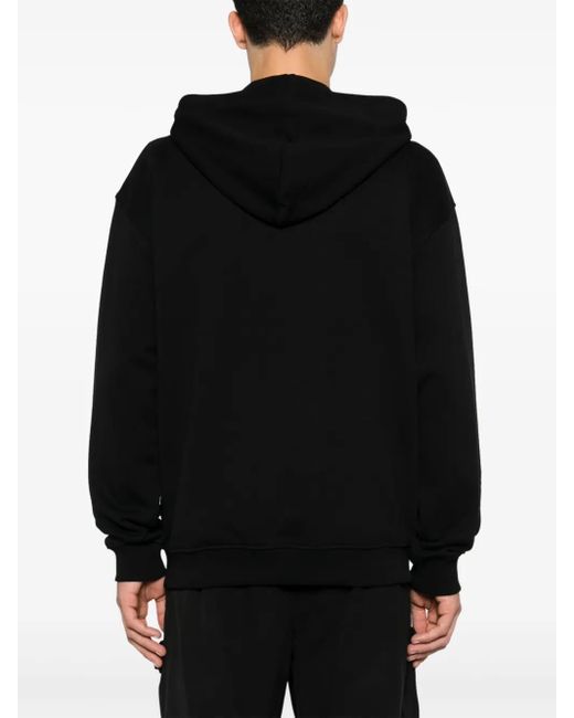 メンズ DIESEL ロゴ パーカー Black