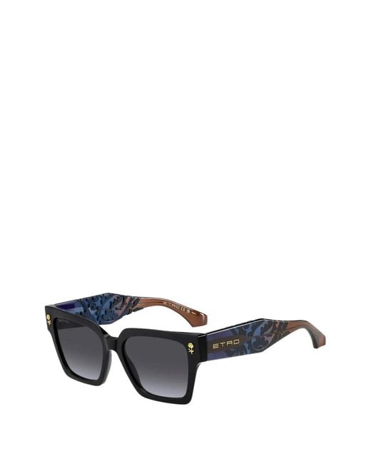 Etro Black Square-Frame Sunglasses
