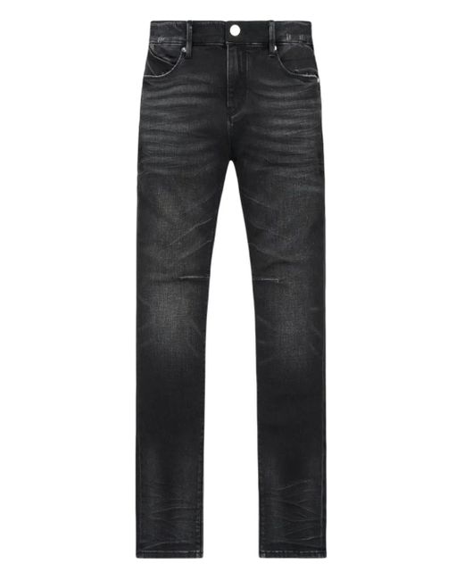 RTA Black Clayton Faded Skinny Jeans for men