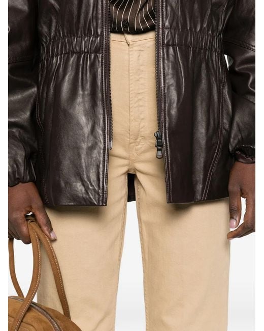 Mother Brown Patch Pocket Bookie Trousers