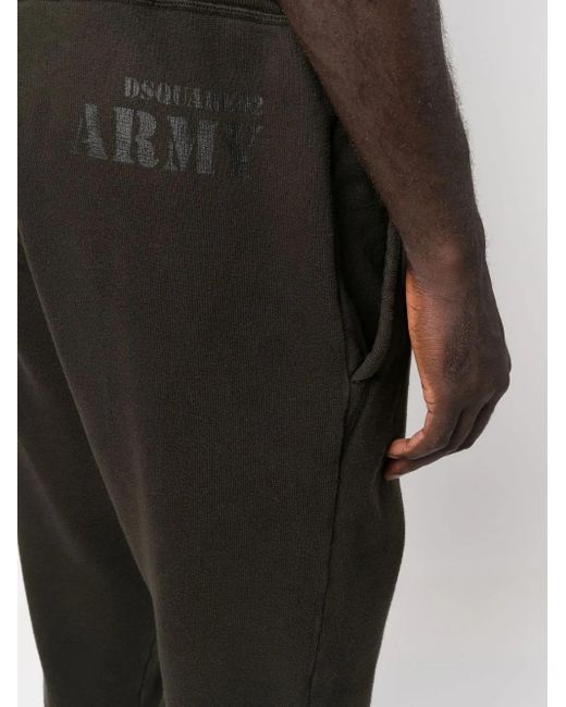DSquared² Black Logo Tracksuit Bottoms for men
