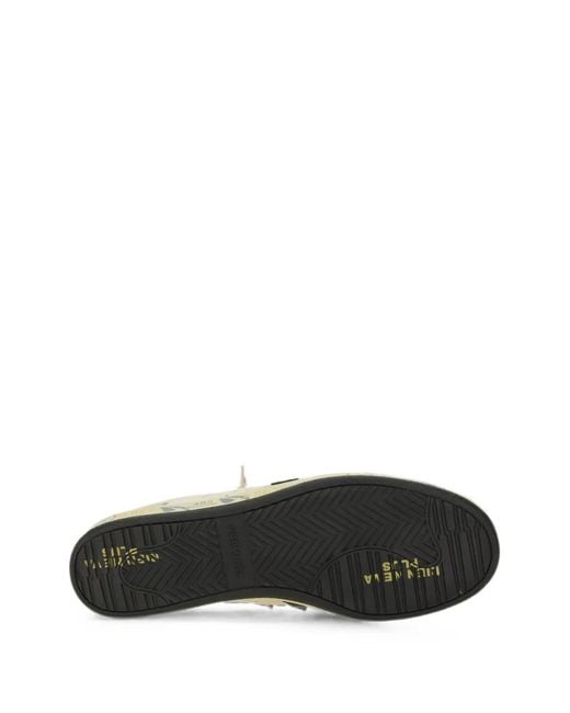 Premiata White Basket Clay Sneakers