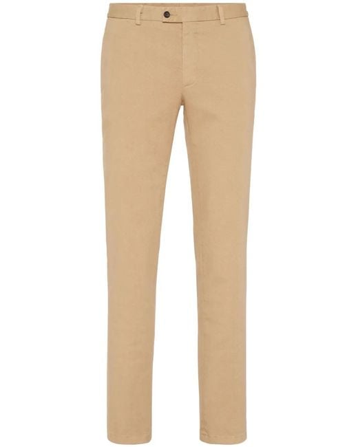 Philipp Plein Natural Appliqué Chinos for men