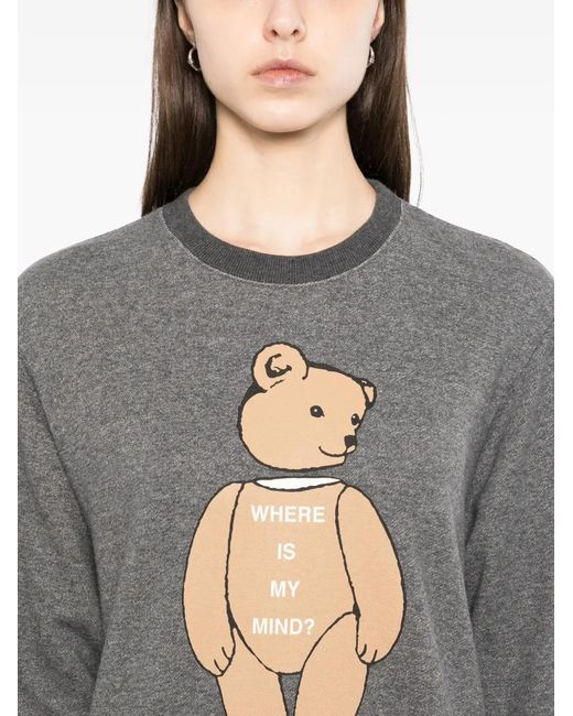 Undercover Gray Sweat À Imprimé Graphique