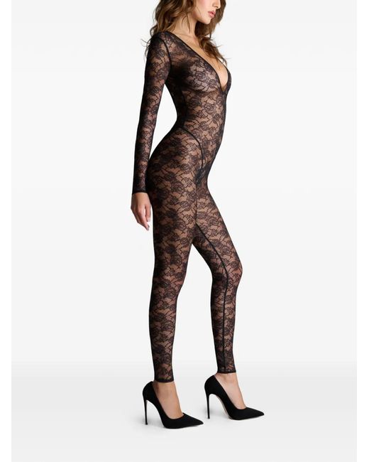 Maison Close Black Flashback V-Neck Jumpsuit