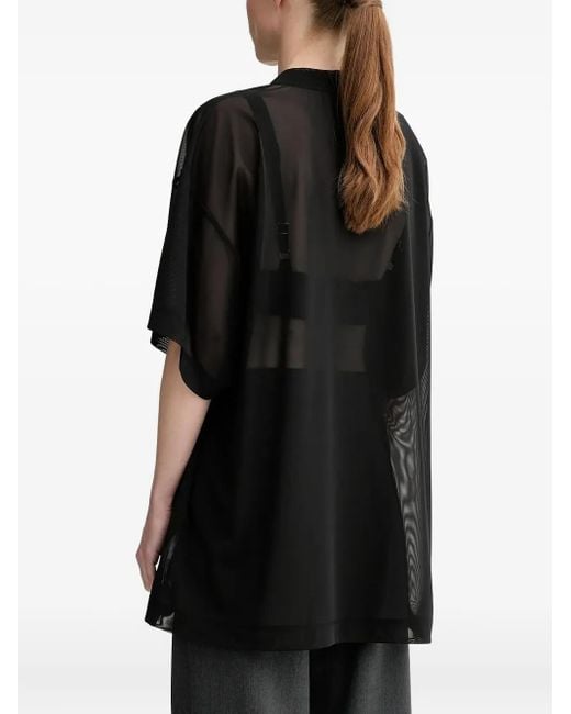 Won Hundred Black High-Neck Top