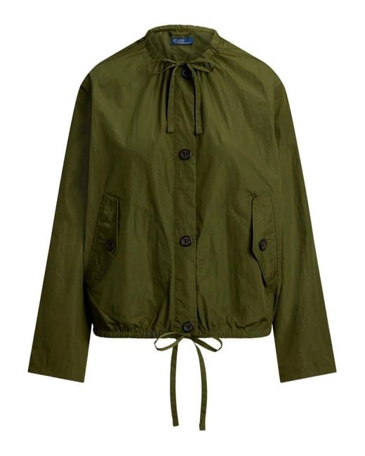 Chaqueta Con Dobladillo Con Cordones Polo Ralph Lauren de color Green