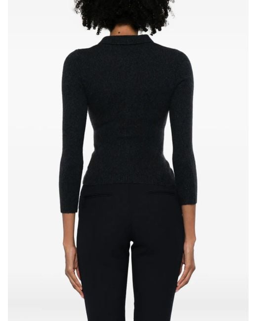ShuShu/Tong Black Cardigan mit Logo-Detail