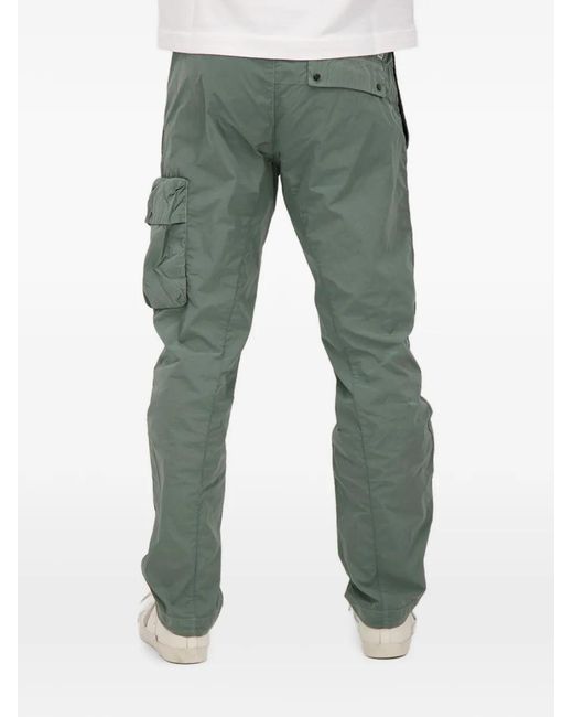 C P Company Green Chrome-R Ergonomic Cargo Lens Pants for men