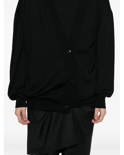 Litkovskaya Black Wool Cardigan