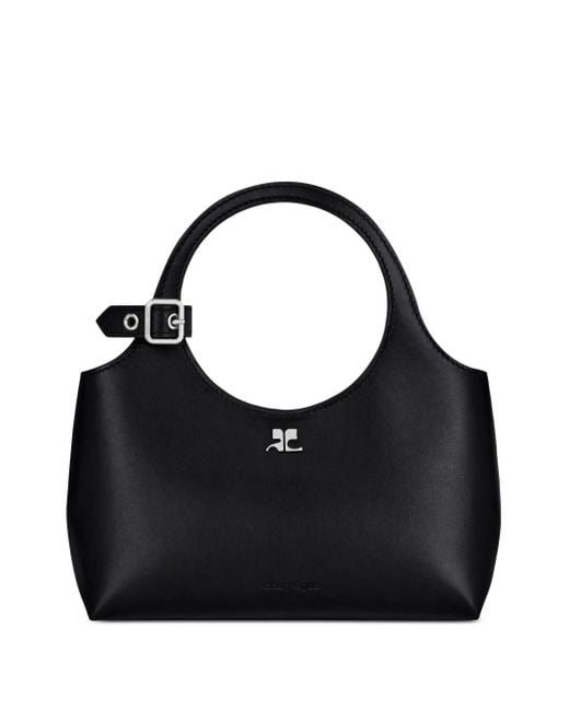 Courreges Black Holy Day Two-Way Handbag