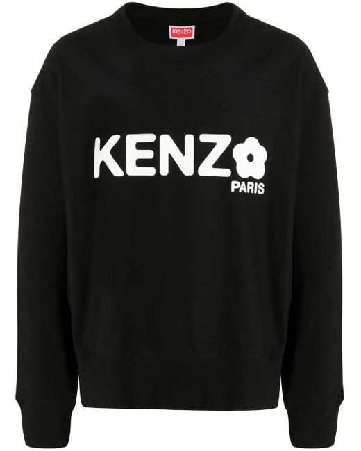 メンズ KENZO ロゴ スウェットシャツ Black