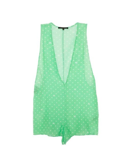 Kiki de Montparnasse Green Kiki Point Romper