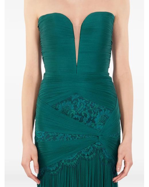 Vestido Largo The Emerald Forest Palabra De Honor IMROSKA de color Green
