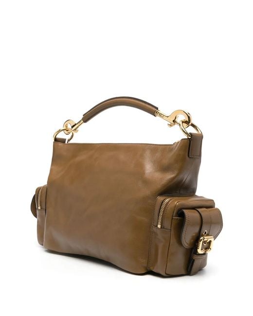 Chloé Brown Camera Tote Bag
