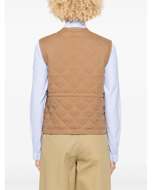 Chaleco Vigny Moncler de color Brown