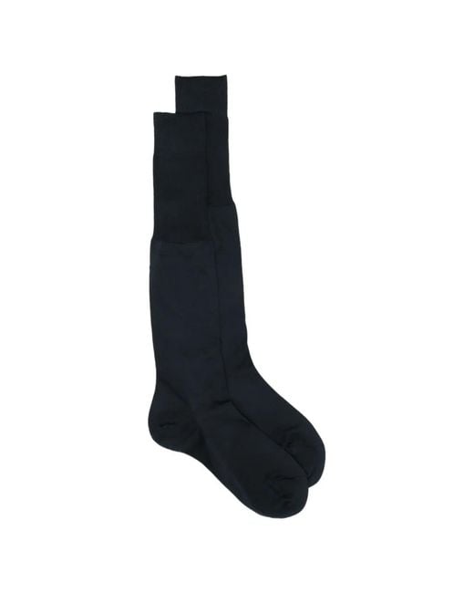 Zegna Black Knee Socks for men