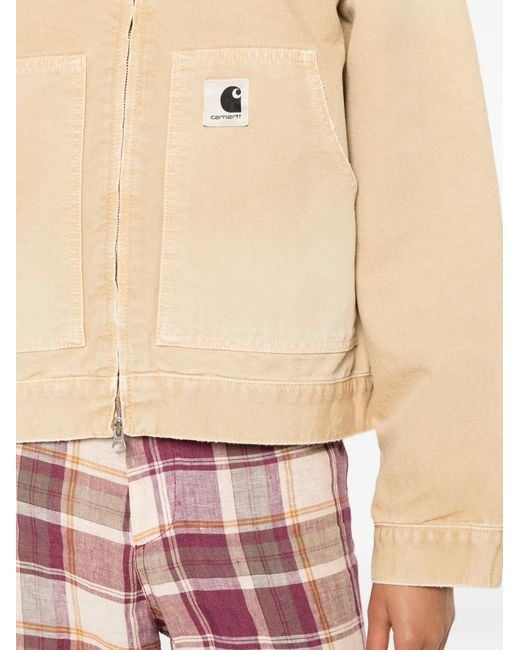 Carhartt Natural Canvas Zip-Up Jacket