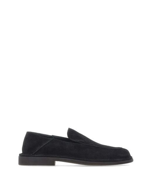 Alexander Hotto Blue Suede Loafers for men